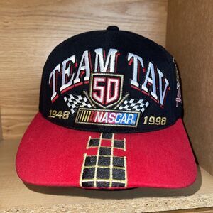 Vintage Limited Edition Team Tav Racing NASCAR Snapback Hat Cap NEW